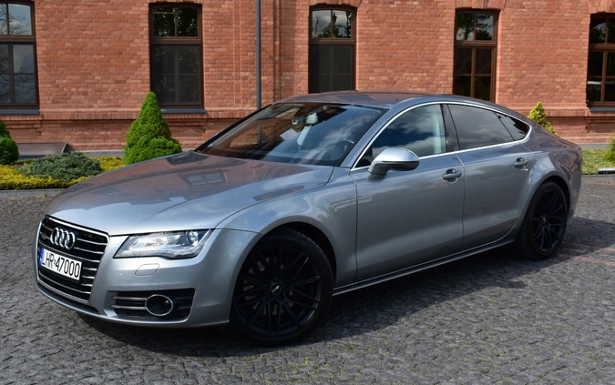 Audi A7 cena 84700 przebieg: 153284, rok produkcji 2012 z Hrubieszów małe 277